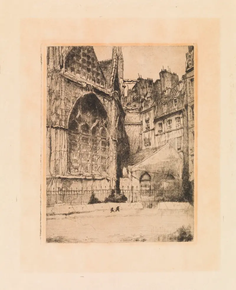 Kyrkan Saint-Séverin i Paris av Jules De Bruycker