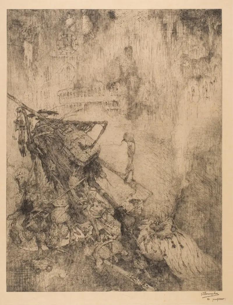 Döden (Ypres fall) av Jules De Bruycker