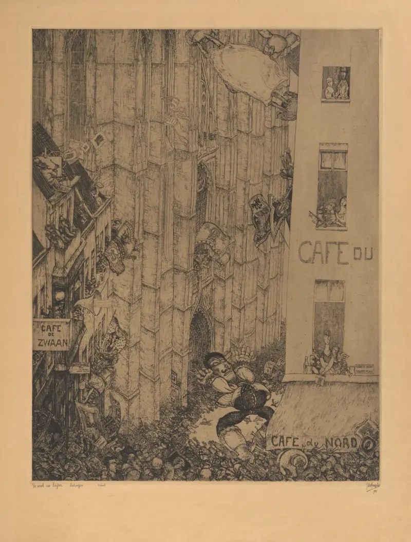 The Grudge of the Sinjoor (Antwerp) av Jules De Bruycker