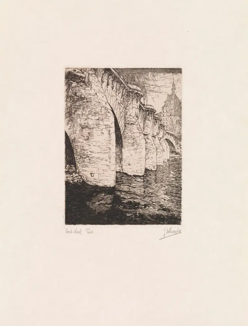 Pont-Neuf i Paris av Jules De Bruycker
