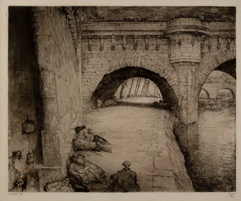 Pont-Neuf i Paris av Jules De Bruycker