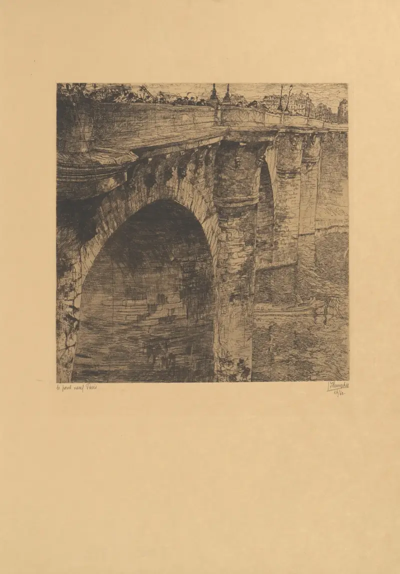 Pont-Neuf i Paris av Jules De Bruycker