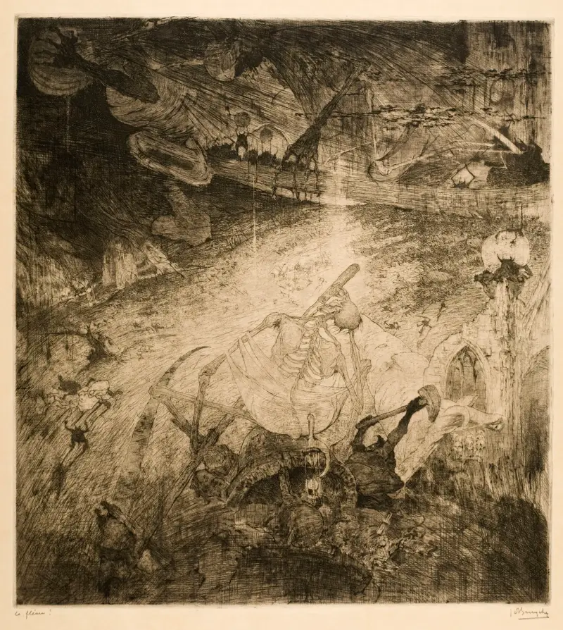 Krigets gissel (Ypres) av Jules De Bruycker