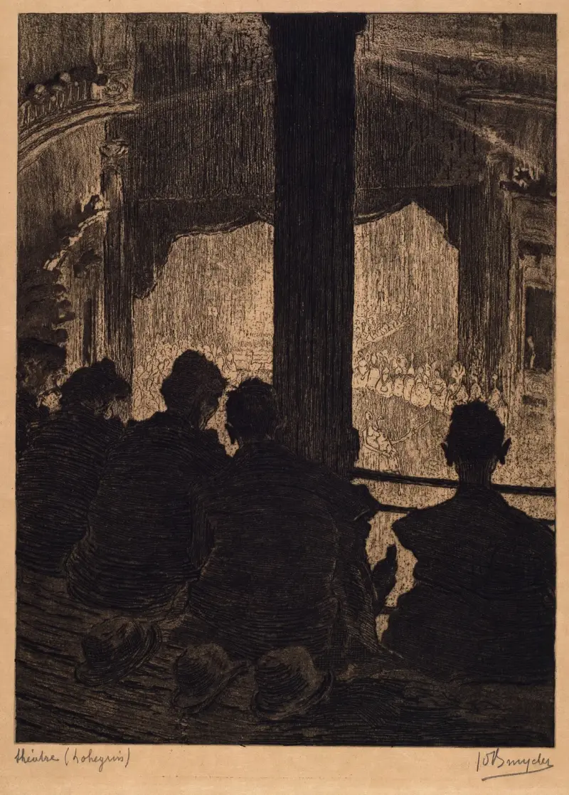 The Theatre (Lohengrin) av Jules De Bruycker