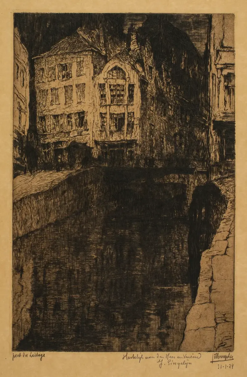 Zuivelbrug i Gent av Jules De Bruycker