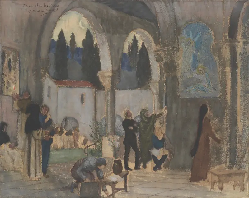 Kristen inspiration av Pierre Puvis de Chavannes