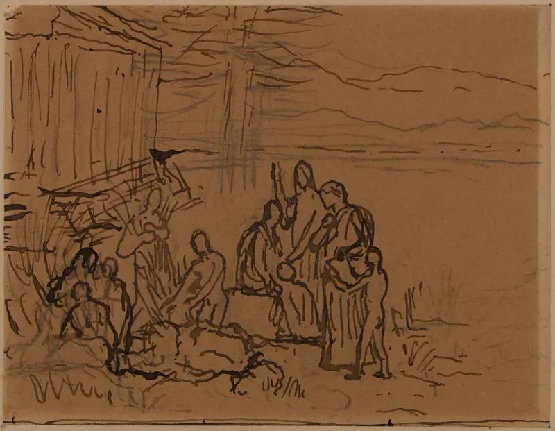 Kompositionsstudie von Pierre Puvis de Chavannes