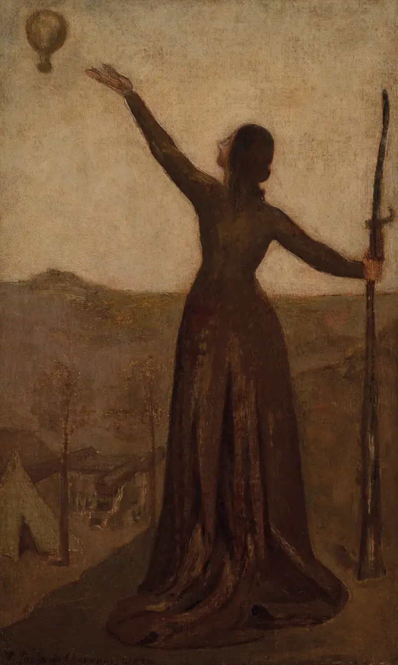 Studie för 'Ballongen' av Pierre Puvis de Chavannes