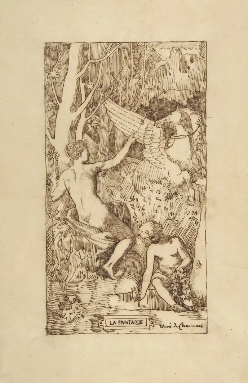 Fantasi av Pierre Puvis de Chavannes