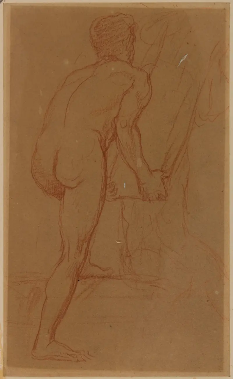 Man sedd bakifrån av Pierre Puvis de Chavannes