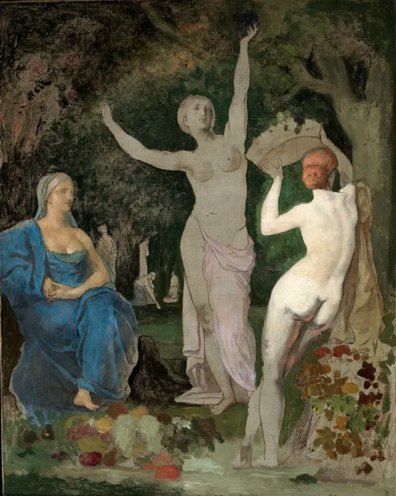 Der Herbst von Pierre Puvis de Chavannes