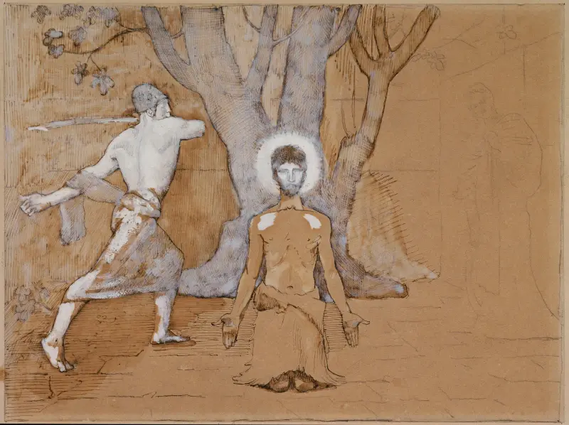 Johannes Döparens halshuggning av Pierre Puvis de Chavannes