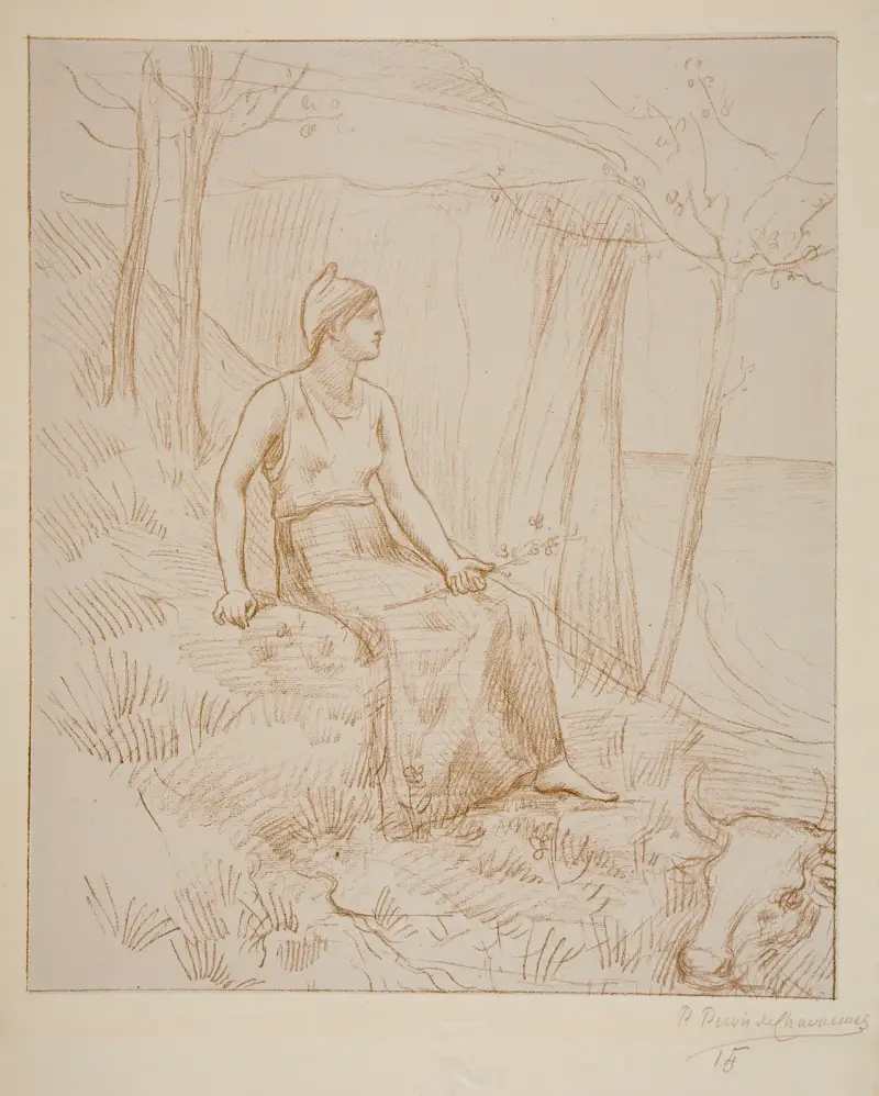 Die Normandie von Pierre Puvis de Chavannes