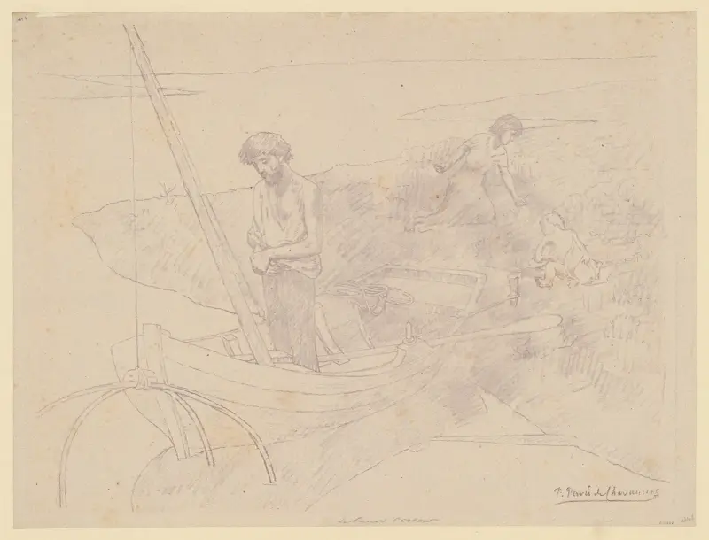 Den fattige fiskaren av Pierre Puvis de Chavannes