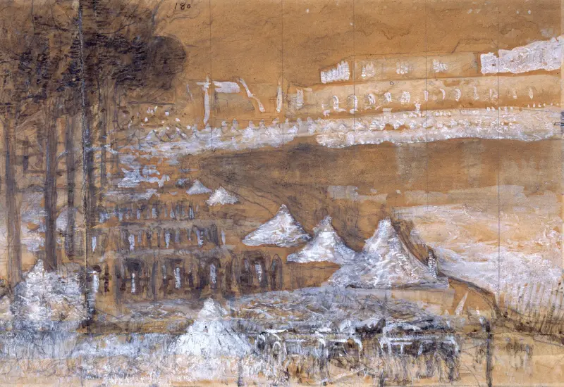 Pièce d’eau des Suisses à Versailles von Pierre Puvis de Chavannes