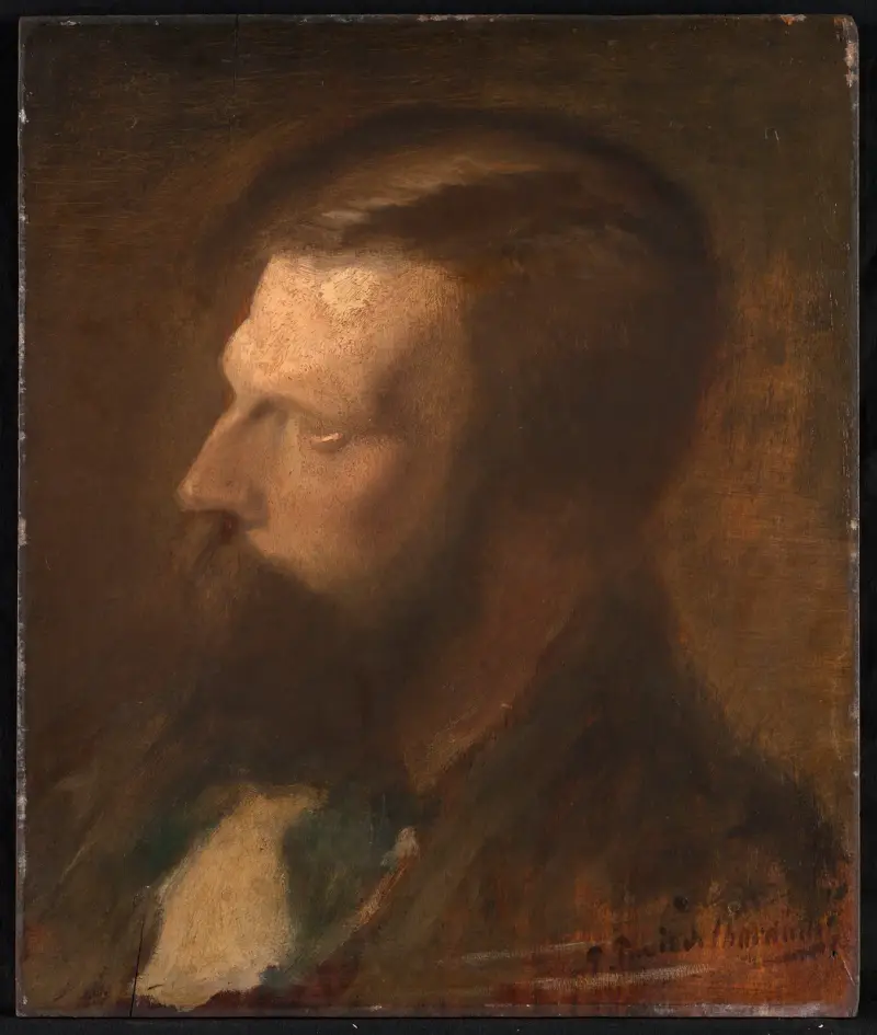 Porträt eines Mannes von Pierre Puvis de Chavannes