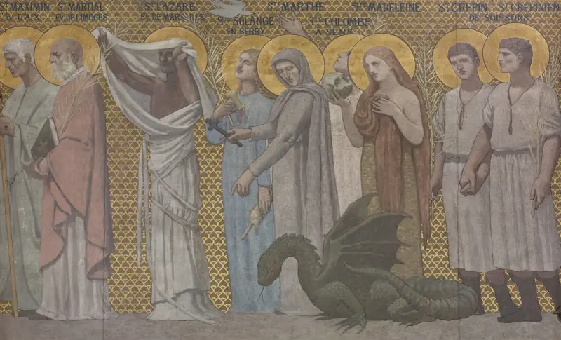 Procesja świętych męczenników 3, Pierre Puvis de Chavannes