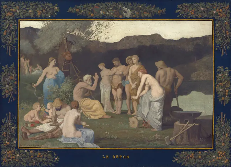 Vila av Pierre Puvis de Chavannes