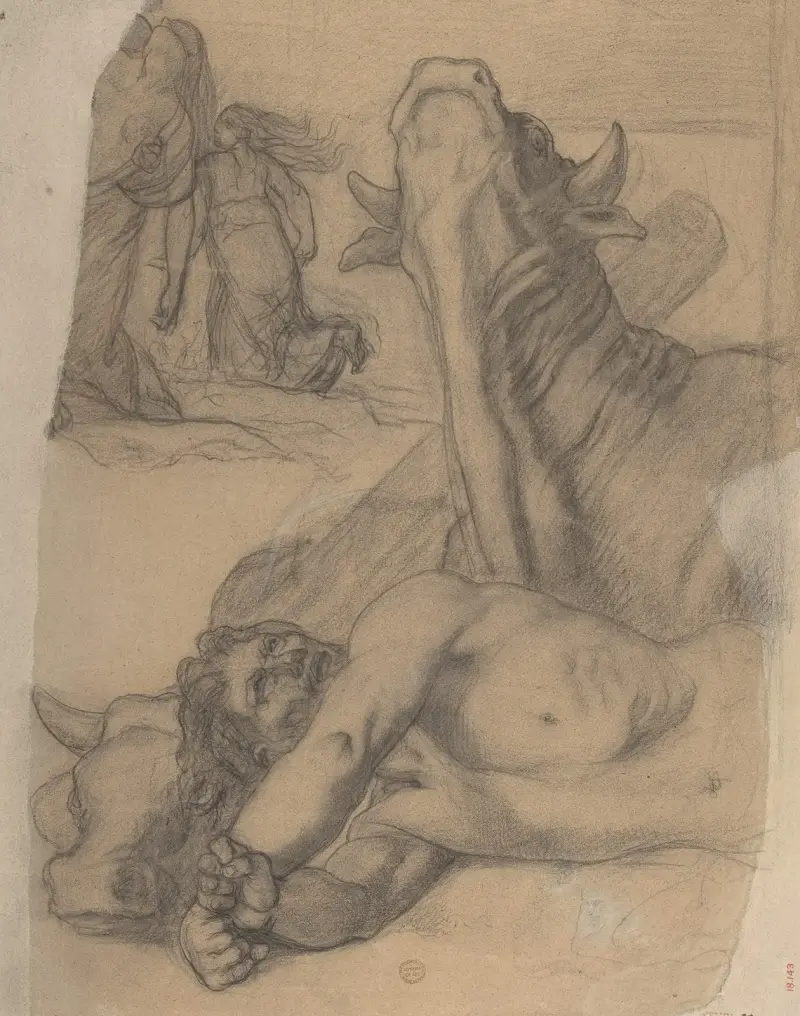 Skizze für den Krieg von Pierre Puvis de Chavannes