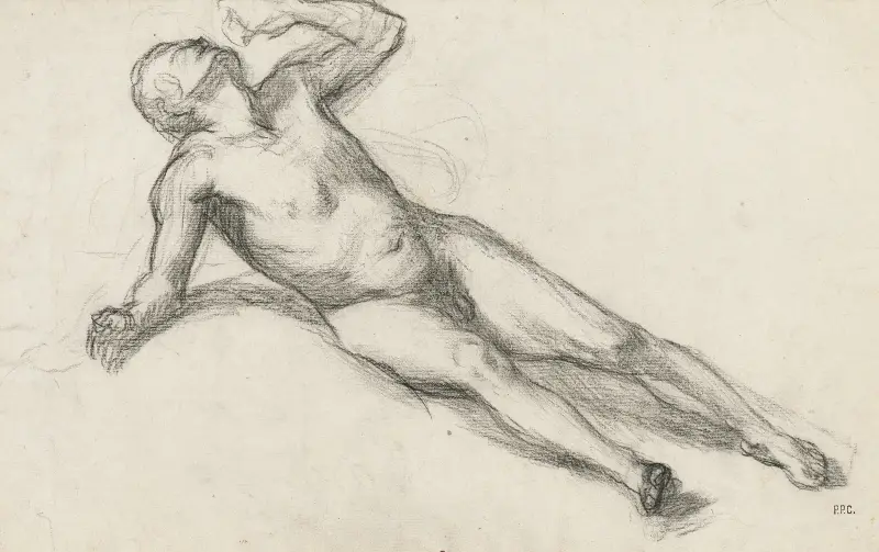 Studie k dílu Válka, Pierre Puvis de Chavannes