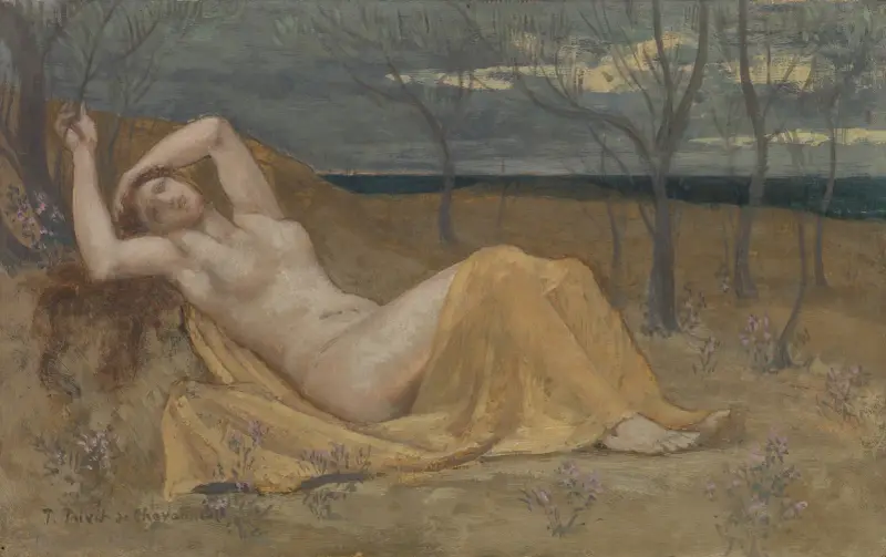 Tamaris av Pierre Puvis de Chavannes