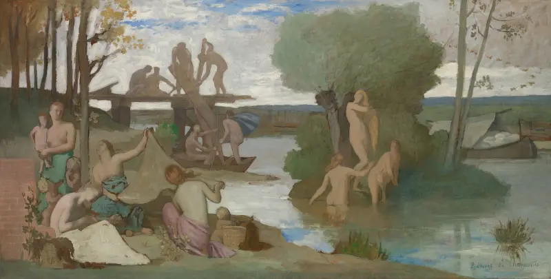Floden av Pierre Puvis de Chavannes