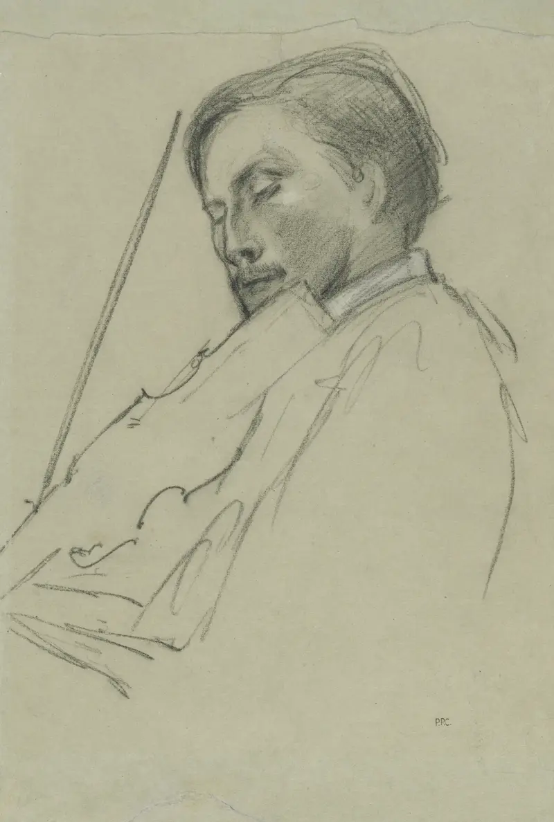 Violinisten av Pierre Puvis de Chavannes