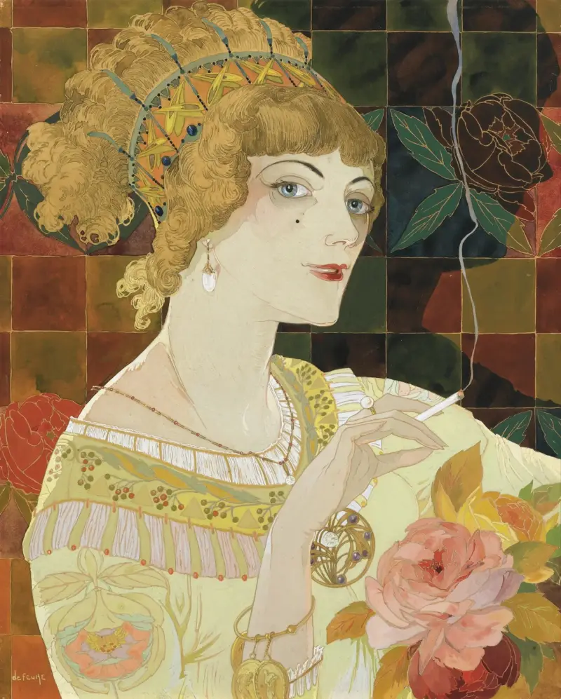 Rökaren av Georges de Feure