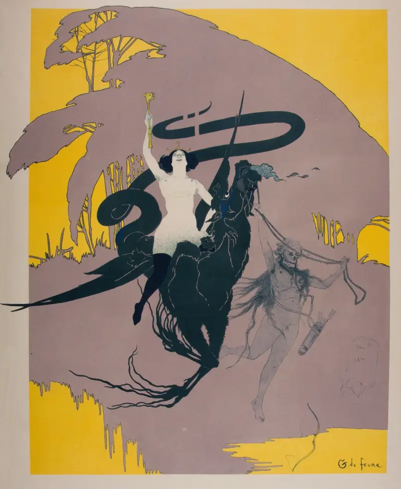 La Reine de la nuit av Georges de Feure