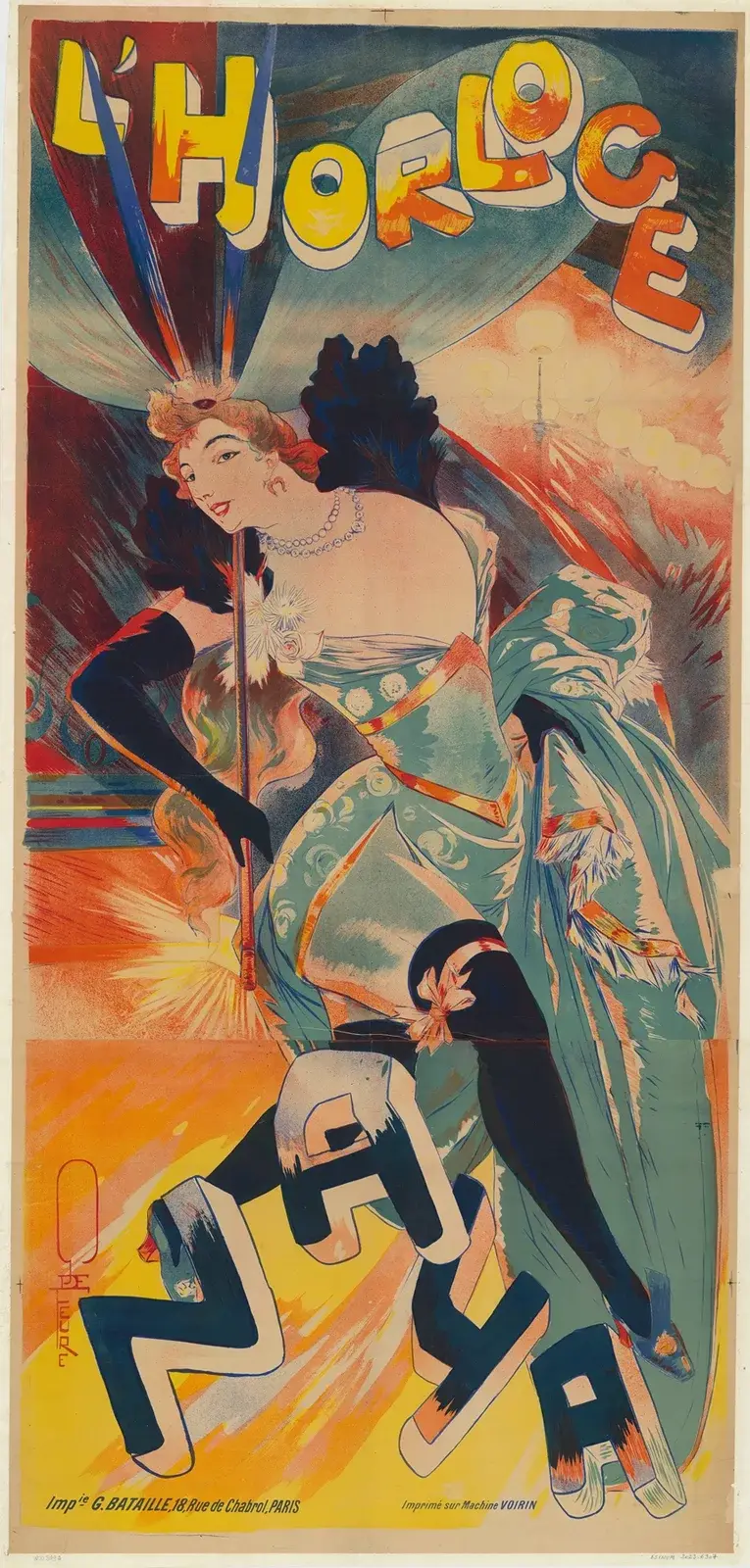 L’Horloge. Naya von Georges de Feure
