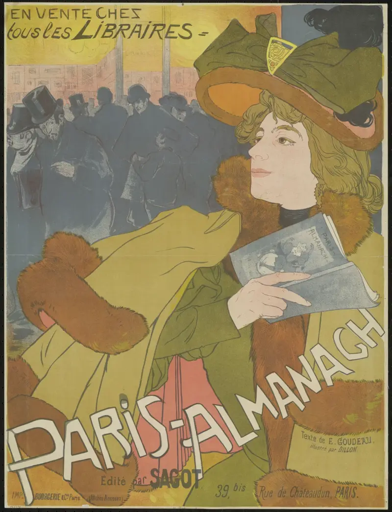 Paris-Almanach av Georges de Feure