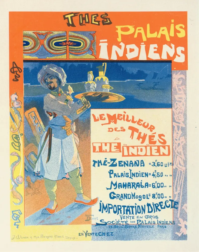 Thés Du Palais Indien av Georges de Feure