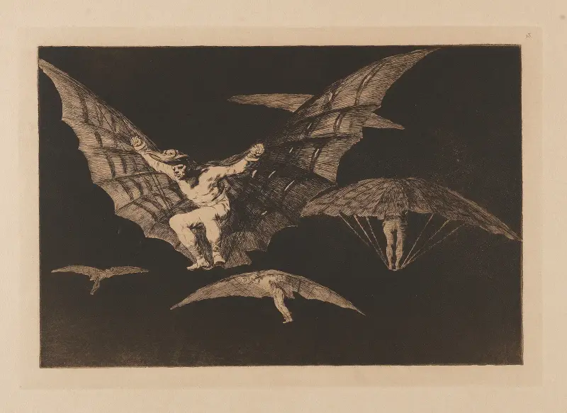 3 Blätter aus 'Los Proverbios' von Francisco de Goya