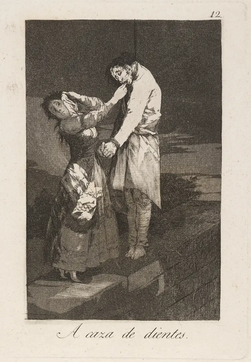 Auf Zahnjagd von Francisco de Goya
