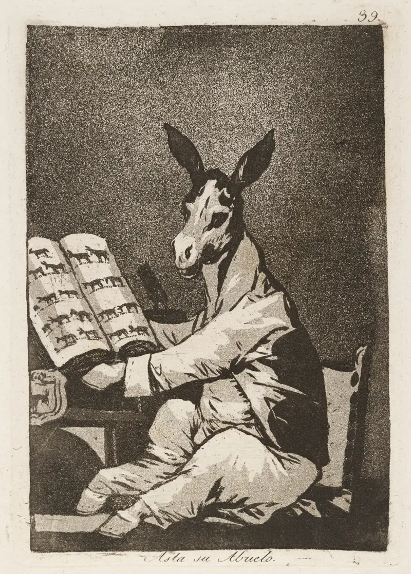 Asta su Abuelo. (I taki był jego dziadek.), Francisco de Goya