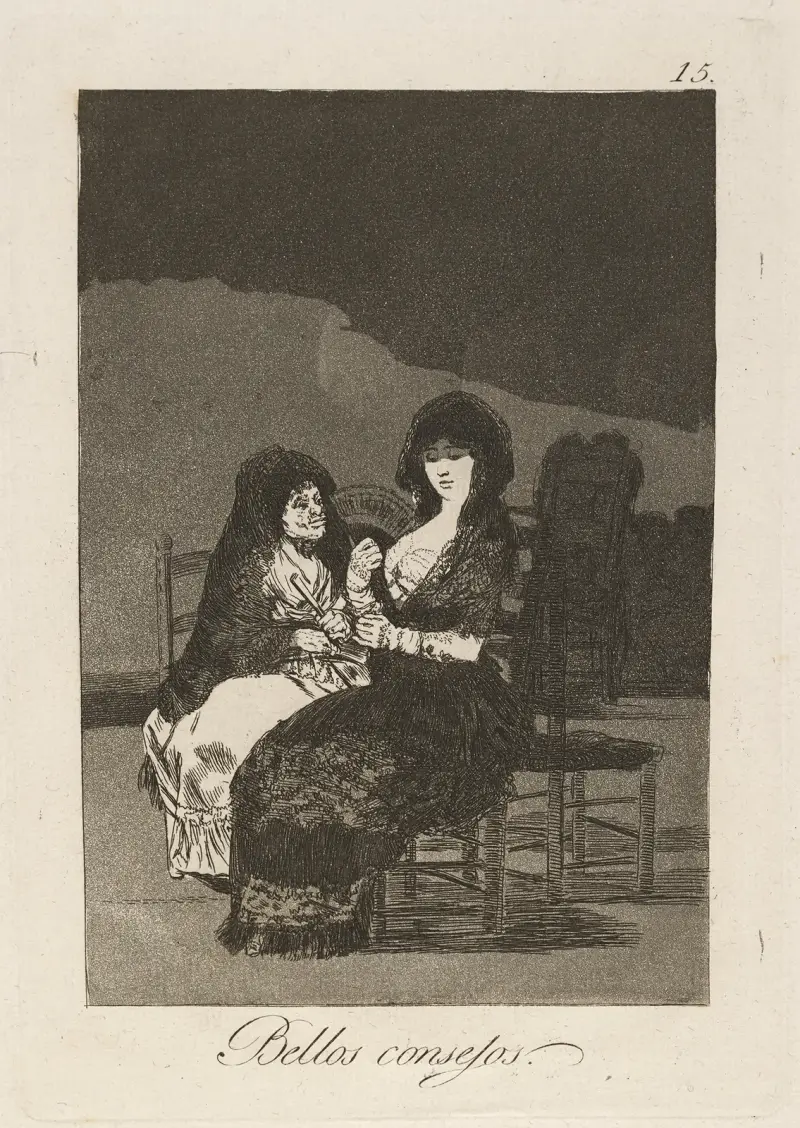 Krásná ponaučení, Francisco de Goya