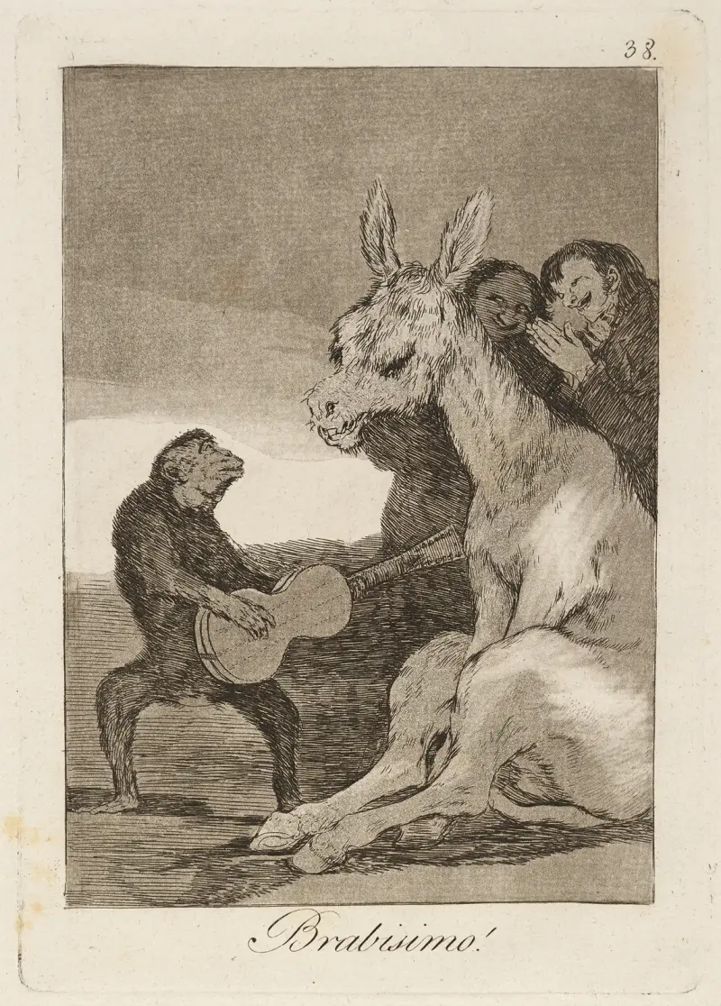Brabisimo! (Bravo!) von Francisco de Goya