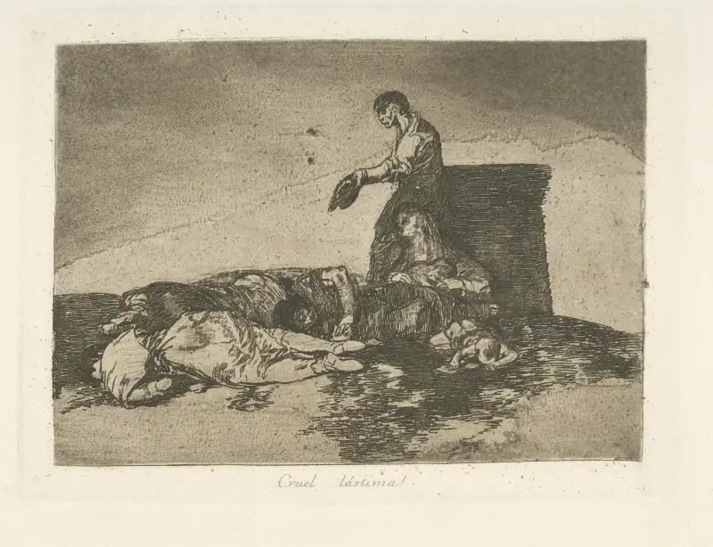 Krutá škoda!, Francisco de Goya