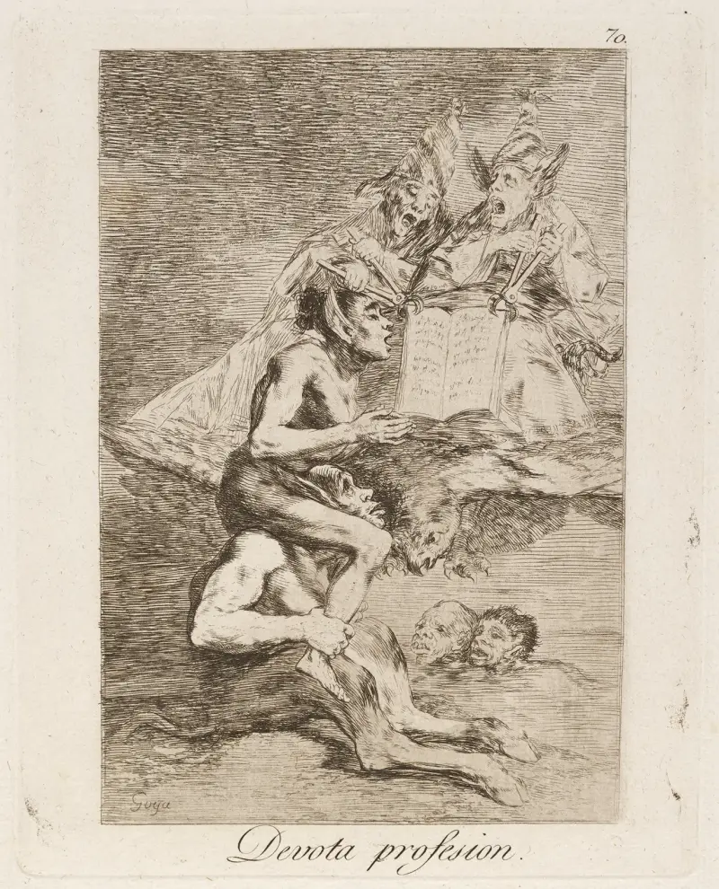 Zbožné vyznání povolání, Francisco de Goya