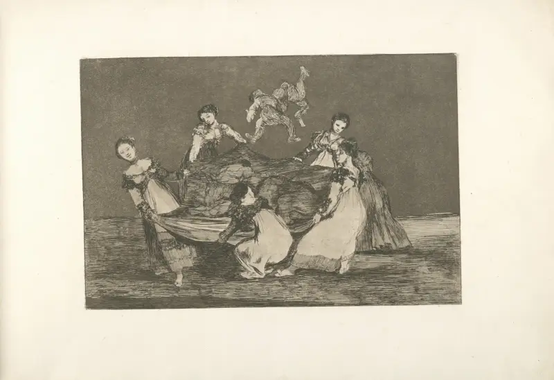 Disparate femenino av Francisco de Goya