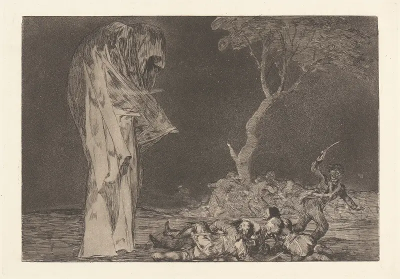 Förlora inte hedern av rädsla av Francisco de Goya