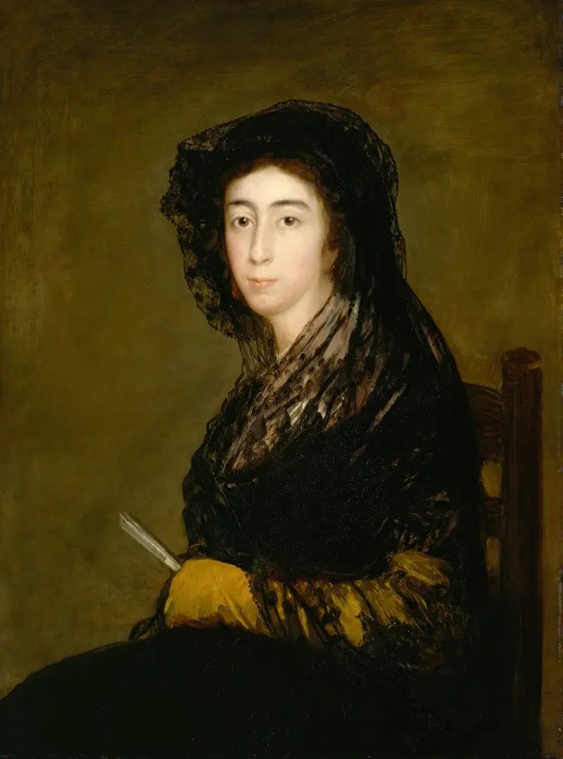Dona Amalia Bonells de Costa av Francisco de Goya