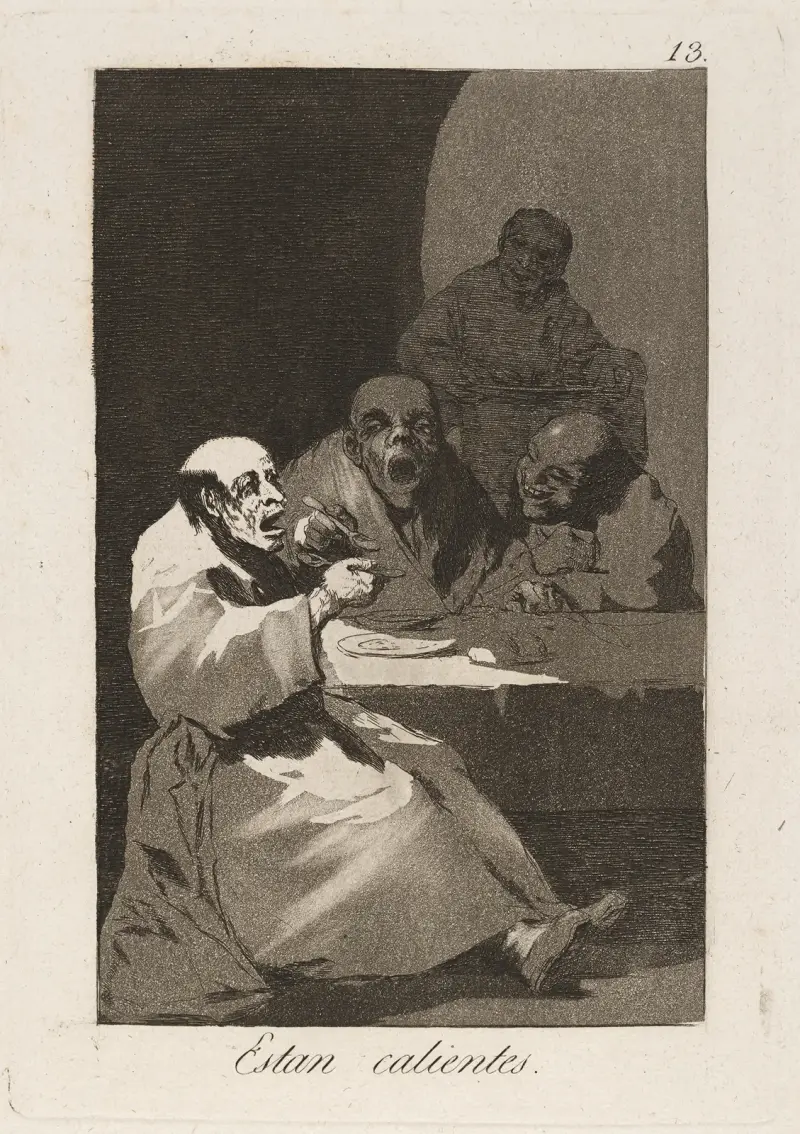 Estan calientes, Francisco de Goya
