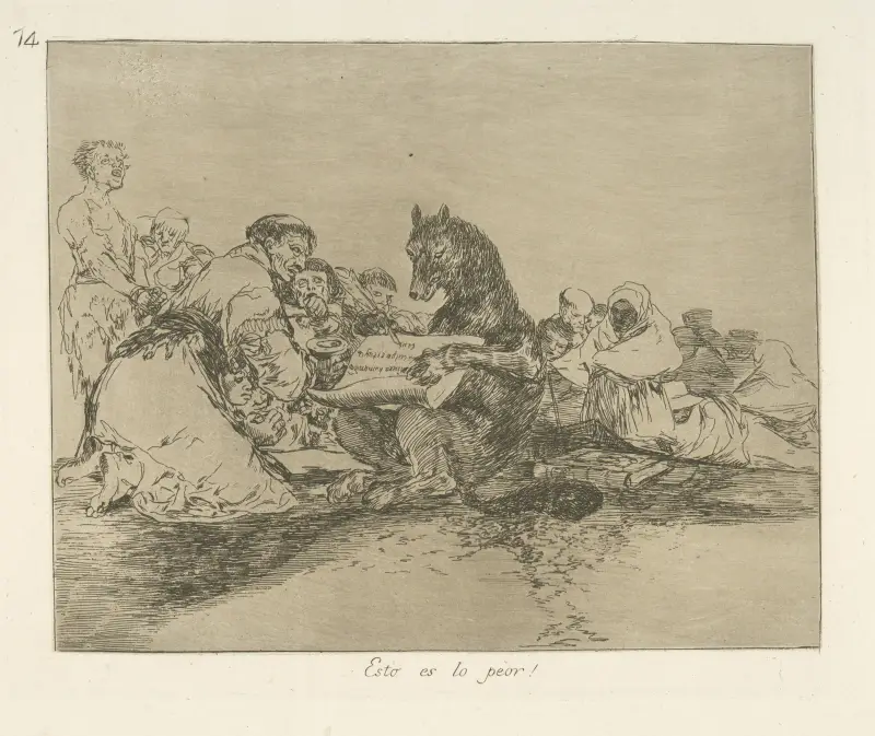 Esto es lo peor!, Francisco de Goya