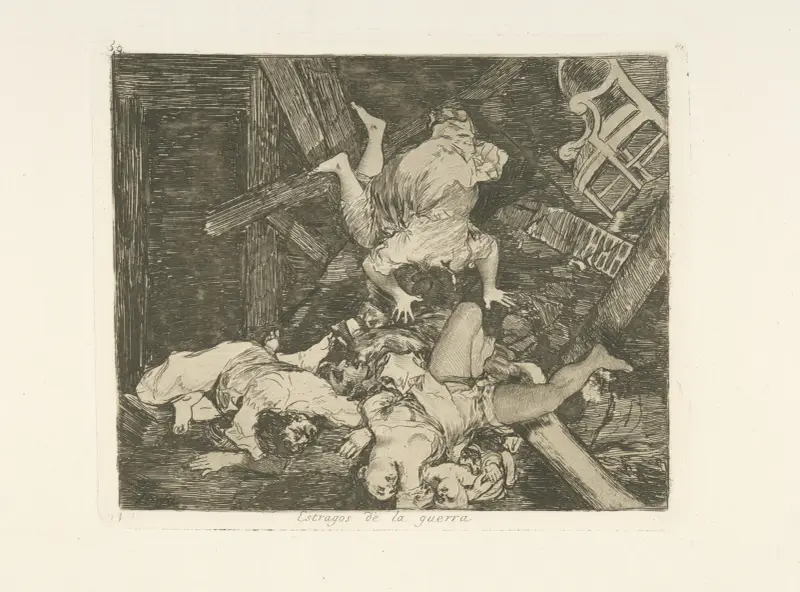 Die Schrecken des Krieges, 1863 von Francisco de Goya