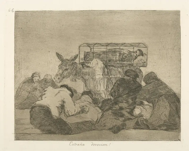 Podivná zbožnost!, Francisco de Goya