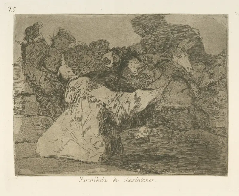 Trupa szarlatanów, Francisco de Goya