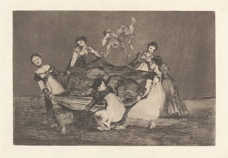 Cięższy niż martwy osioł, Francisco de Goya