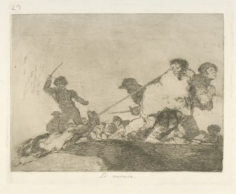 Sie hat es verdient von Francisco de Goya
