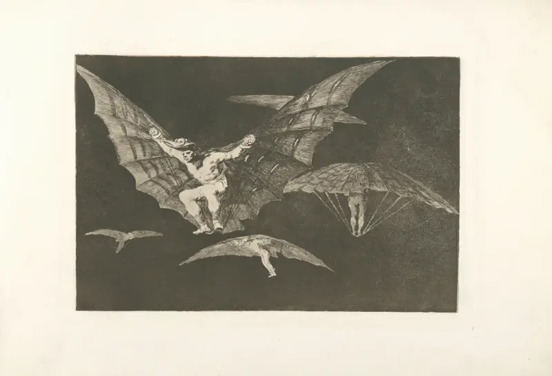 Art zu fliegen von Francisco de Goya